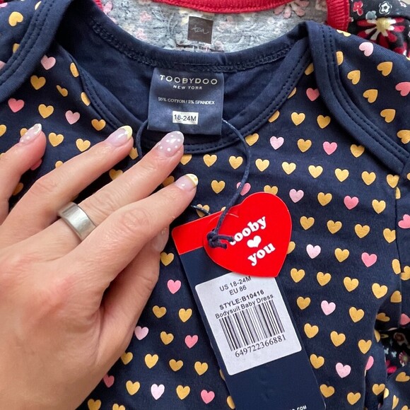 18-24 months Bundle of 3 Dresses and Skirt Tea Collection ToobyDoo - Picture 6 of 10